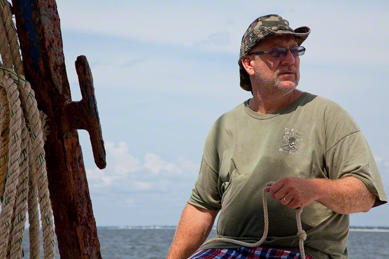 James Catfish Miller, third-generation fisherman.
